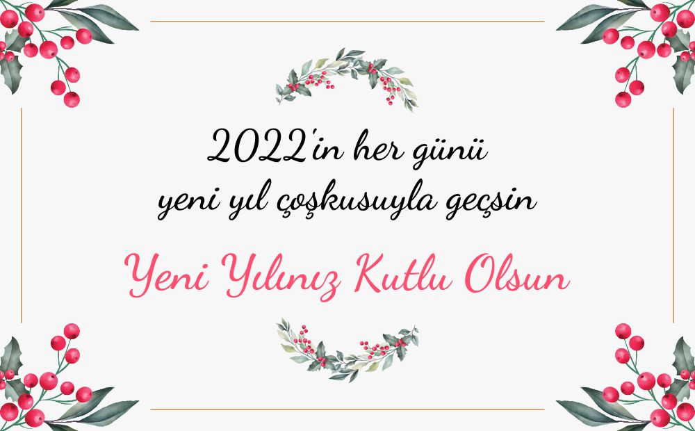 2022 Yılbaşı Kartları